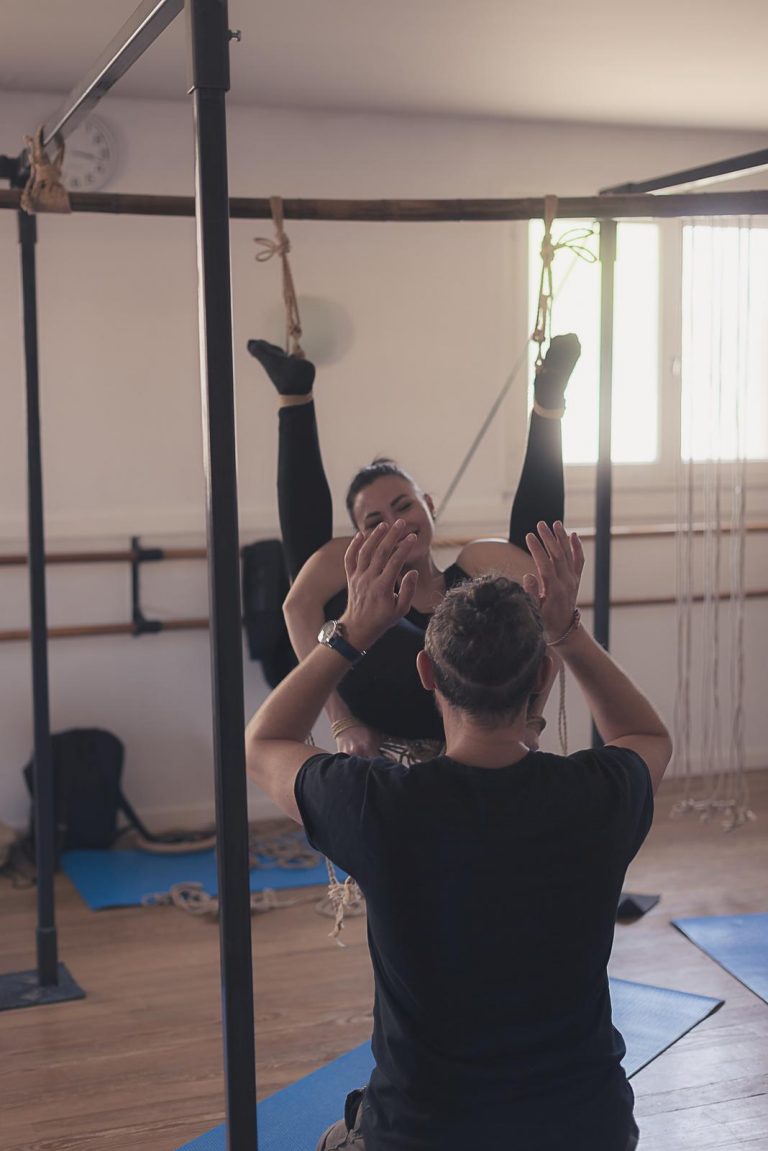 Workshop at Ecole des Cordes. Montpellier, France. Model: Denjamy Djovanny. Shibari by Mosafir. Photo: Alex DirtyVonP